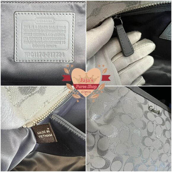 🤍Coach Signature Canvas Metallic-C’s Purse🤍 - Picture 10 of 16